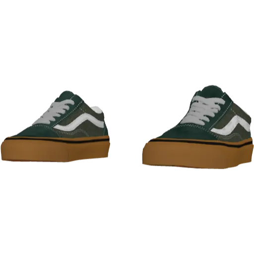 Зеленые кеды Waves