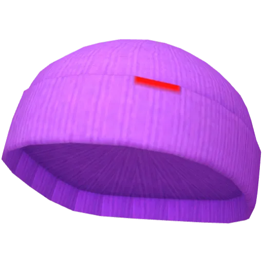 Фиолетовое бини