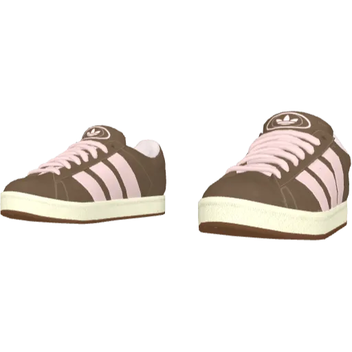 Коричнево-розовые кроссовки Abibas