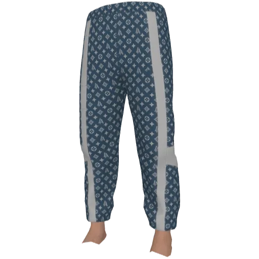 Голубые штаны LA