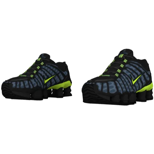 Nike Shox - Черно-розовый (8)