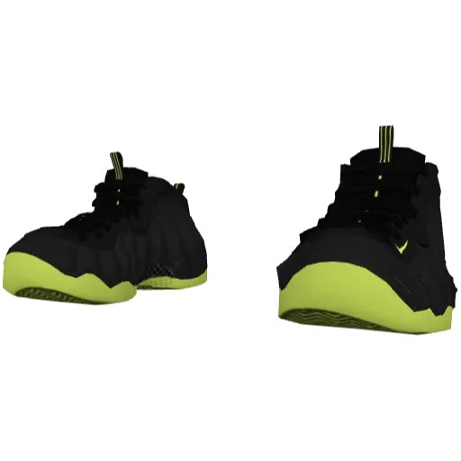 Черно-зеленые кроссовки Johnson