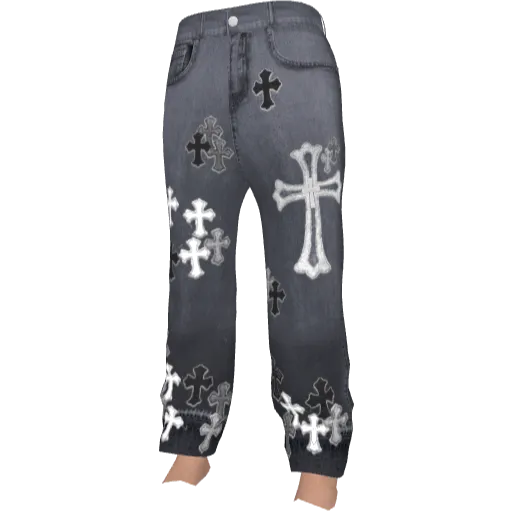 Темно-серые джинсы Chrome Eyes