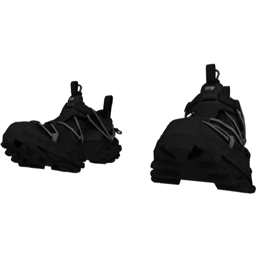 Черные Balemciaga Mesh кроссовки