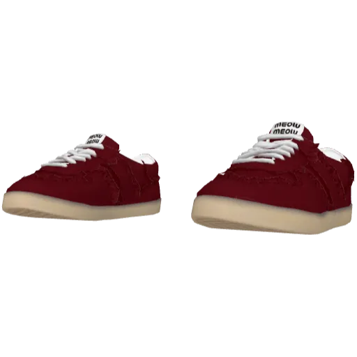 Красные кроссовки Meow Meow