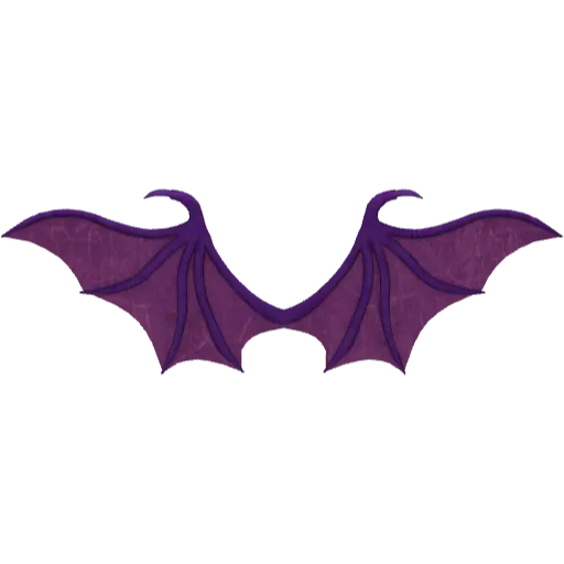 Крылья демона фиолетовые