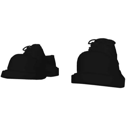 Черные низкие ботинки Balemciaga