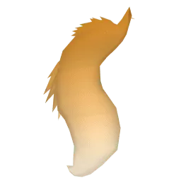 Желтый цветной хвост