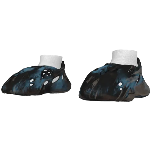 Черно-синие кроссовки Abibas Yeez Foam