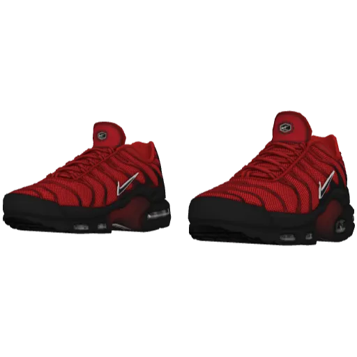 Кроссовки Nike TN - Черно-красный (5)