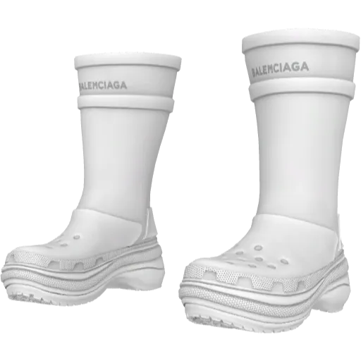 Белые сапоги Balemciaga