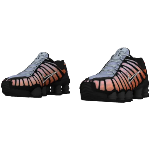 Nike Shox - Черно-розовый (11)