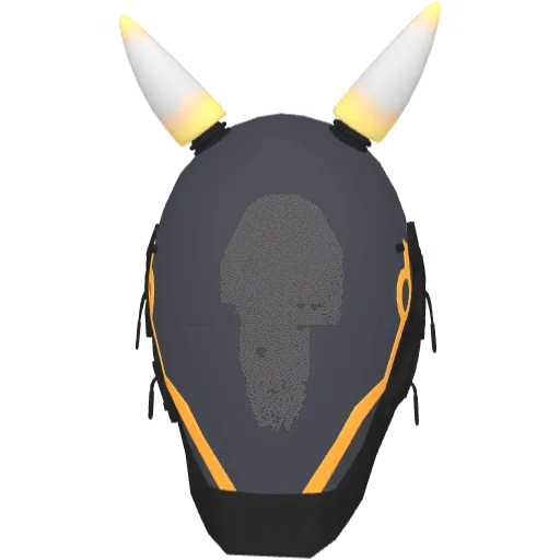 Светло-желтая маска с рогами (Luminoforo)