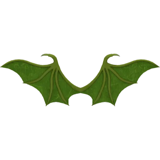 Крылья демона зеленые