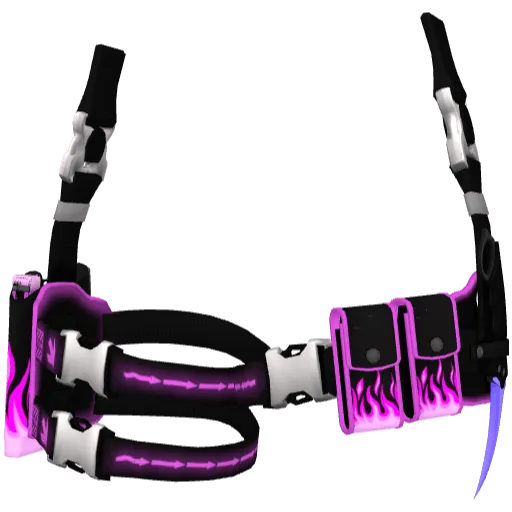 Кобура белая Fire and Waves (Luminoforo)