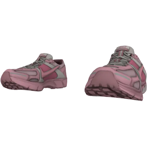 Серо-розовые кроссовки Nice