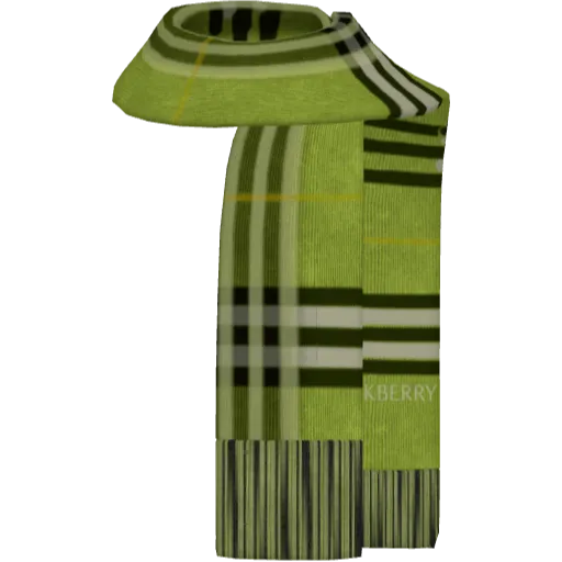 Зеленый шарф Blackberry