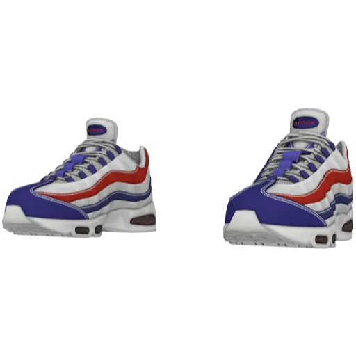 Сине-красные кроссовки Nice Flow Max 95