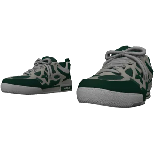 Зеленые кеды LA