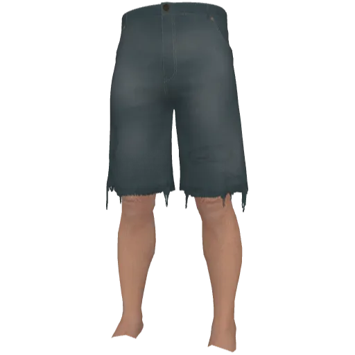 Темно-синие джинсовые шорты