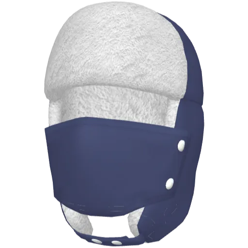 Синяя маска-ушанка