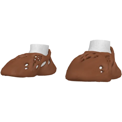 Оранжевые кроссовки Abibas Yeez Foam