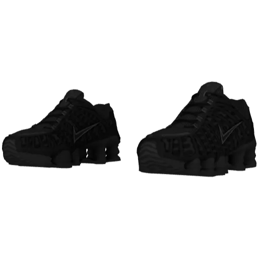 Nike Shox - Черно-розовый (5)