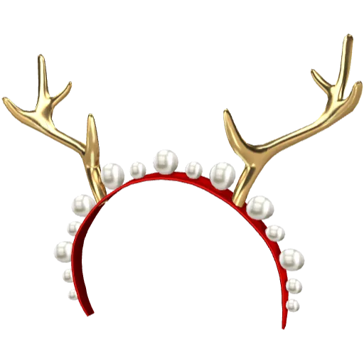 Золотые рога с красным ободком