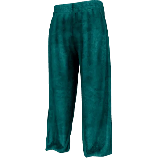 Зеленые бархатные штаны