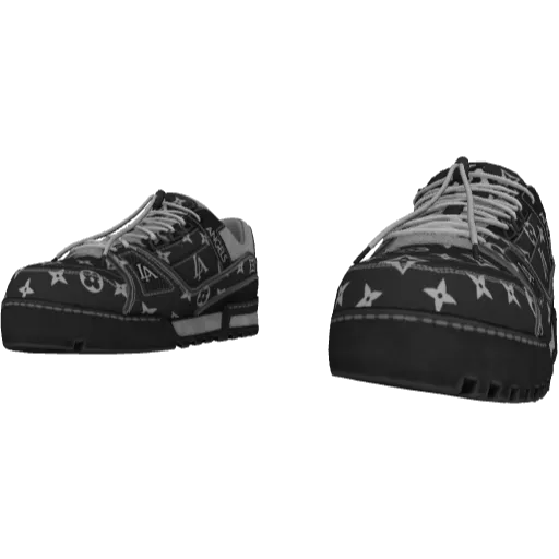 Черные кроссовки LA