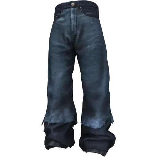 Синие дизайнерские джинсы