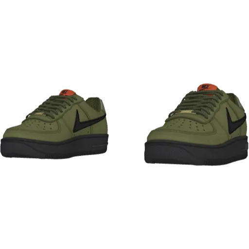 Зеленые кроссовки Nice Flow Force 1