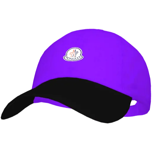 Фиолетово-чёрная кепка