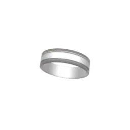 Серебряное обручальное кольцо