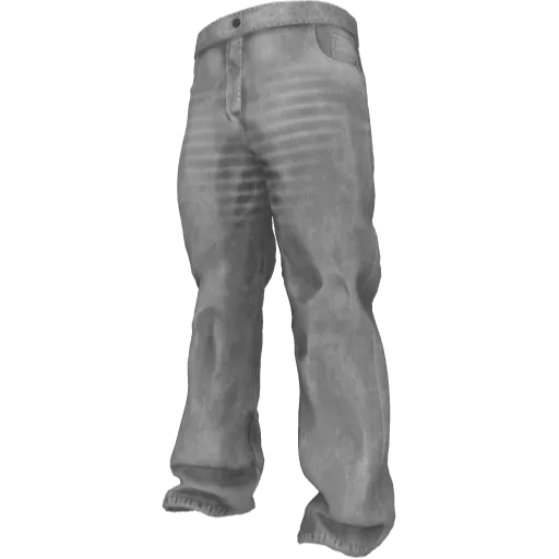 Белые стильные джинсы