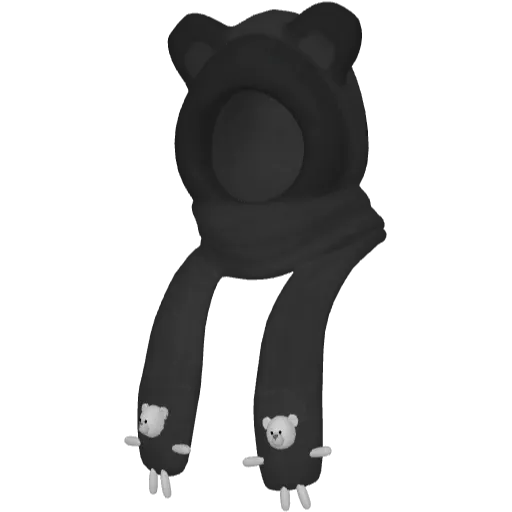 Черная маска медведя