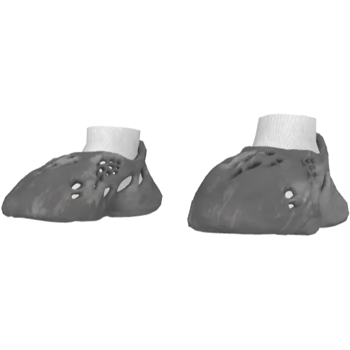 Серые кроссовки Abibas Yeez Foam