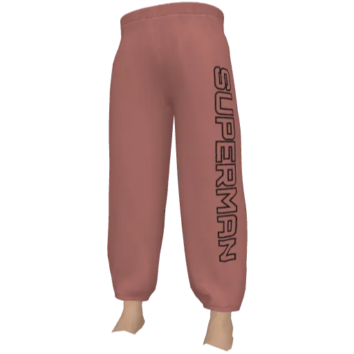 Розовые штаны Superman