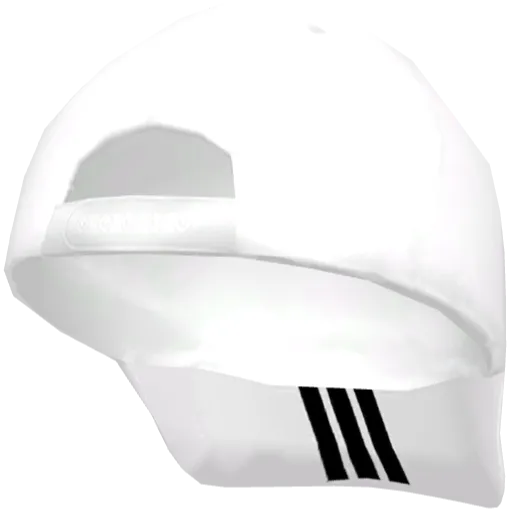 Белая кепка Adibas (назад)