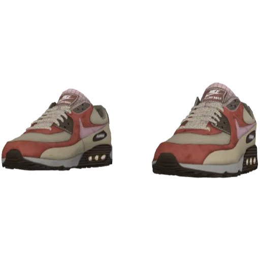 Красно-розовые кроссовки Flow Max