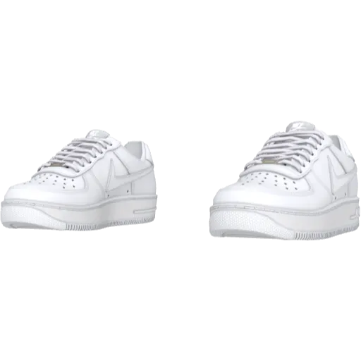 Белые кроссовки Nice Flow Force 1