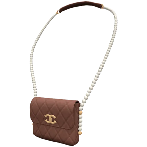 Коричневая сумка Chenel
