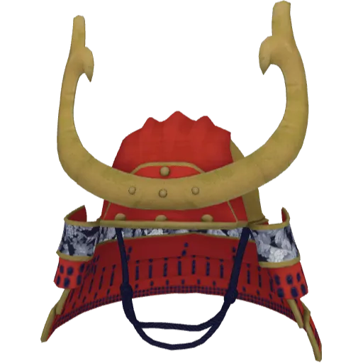 Красный кабуто Самурая