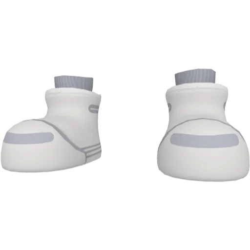 Белые большие ботинки