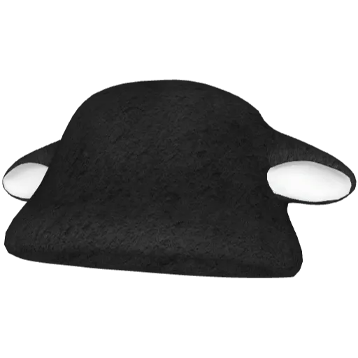 Черная панамка овечка