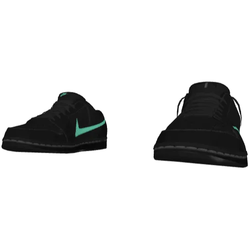 Черные с тифани кроссовки Nice Reverse Swoosh