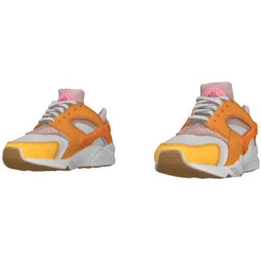 Оранжевые кроссовки Huagachi