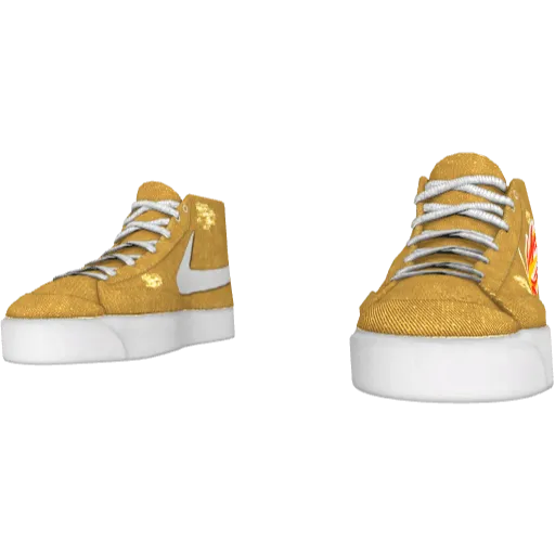 Желтые кеды Nice Blazer (Luminoforo)