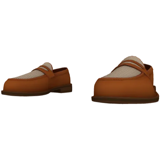 Оранжевые лоферы