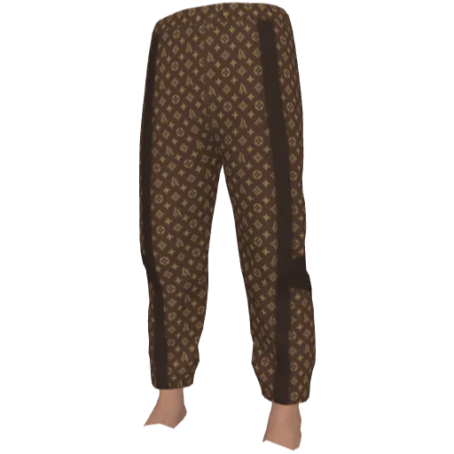 Коричневые штаны LA